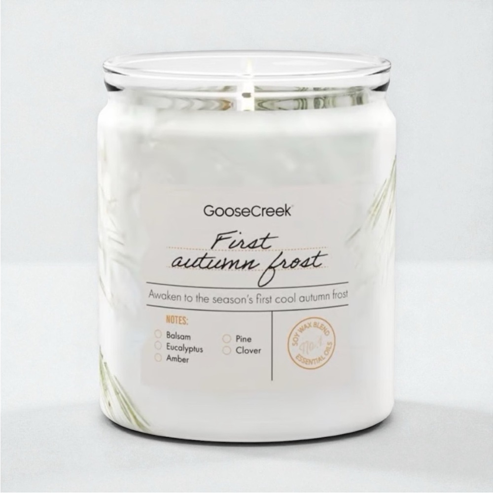 Goose Creek First Autumn Frost Scented Candle